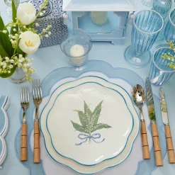 Scalloped Lily Of The Valley Dinner Plate|Mrs. Alice Clearance