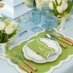 Scalloped Lily Of The Valley Starter Plate (Set Of 4)|Mrs. Alice Hot