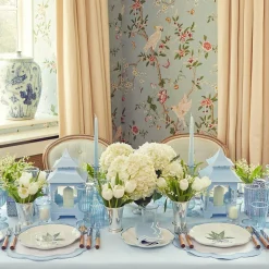 Scalloped Lily Of The Valley Dinner Plate (Set Of 4)|Mrs. Alice Sale