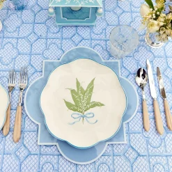 Scalloped Lily Of The Valley Dinner Plate (Set Of 4)|Mrs. Alice Outlet