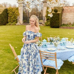 Scalloped Lily Of The Valley Dinner Plate (Set Of 4)|Mrs. Alice Outlet