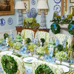 Scalloped Pagoda Dinner Plate|Mrs. Alice Best