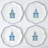Scalloped Pagoda Starter Plate (Set Of 4)|Mrs. Alice Online