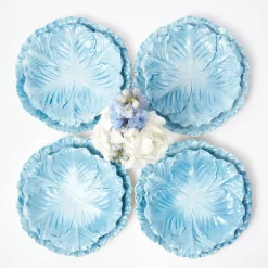 Serena Cabbage Dinner & Starter Plates (Set Of 8)|Mrs. Alice New