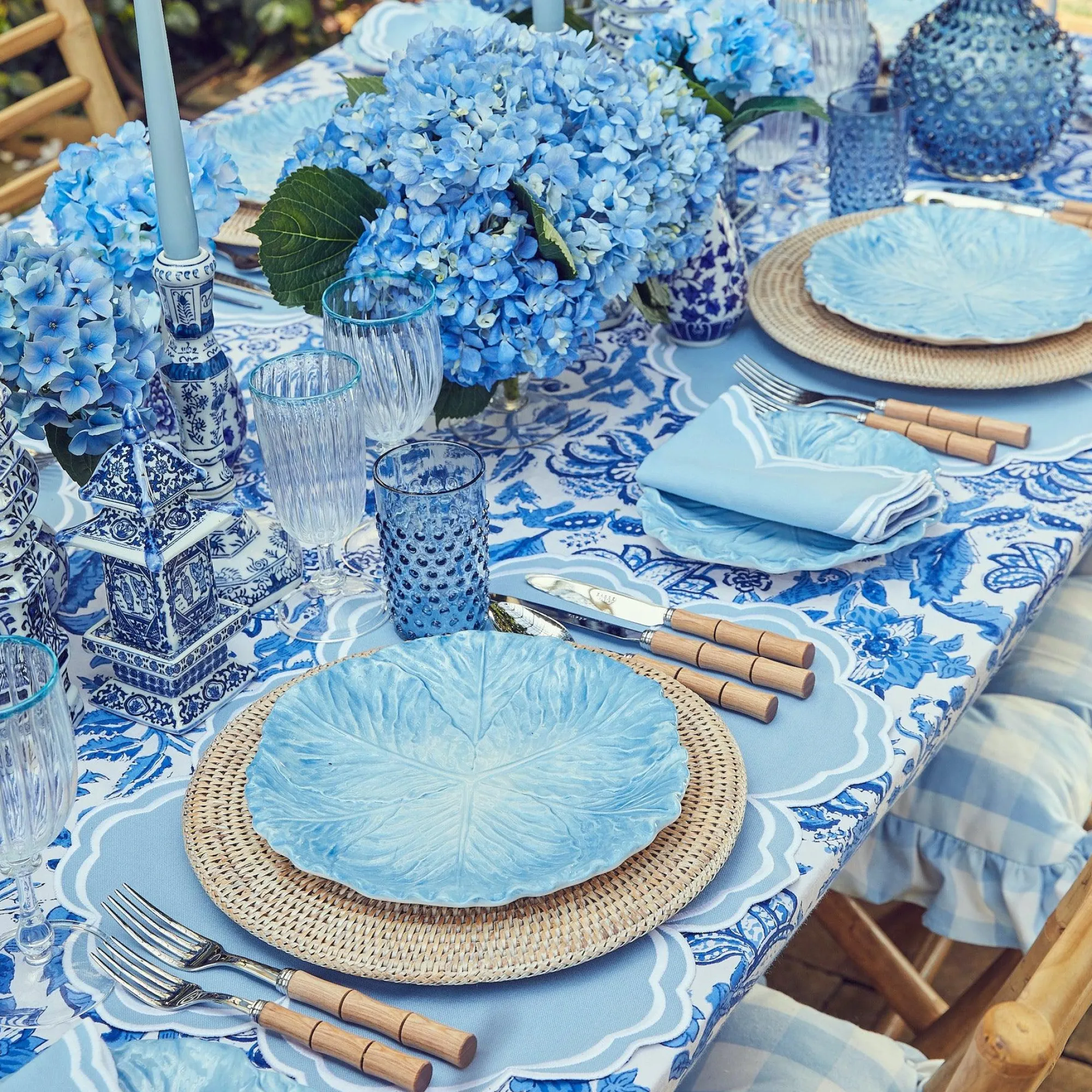 Serena Cabbage Starter Plate (Set Of 4)|Mrs. Alice