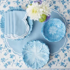 Serena Cornflower Blue Napkins (Set Of 4)|Mrs. Alice