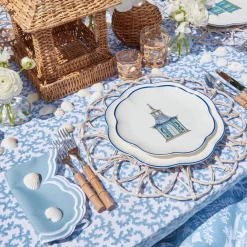 Serena Cornflower Blue Napkins (Set Of 4)|Mrs. Alice