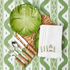 Serena Green Cabbage Dinner Plate (Set Of 4)|Mrs. Alice Hot