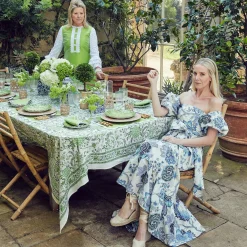 Serena Green Tablecloth|Mrs. Alice Clearance