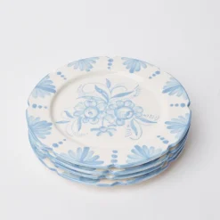 Seville Blue Gardenia Dinner Plate|Mrs. Alice Best