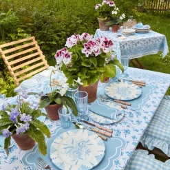 Seville Blue Gardenia Starter Plate|Mrs. Alice