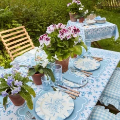 Seville Blue Gardenia Starter Plate|Mrs. Alice