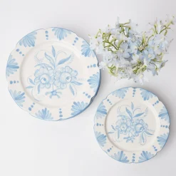 Seville Blue Gardenia Starter Plate|Mrs. Alice