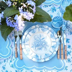 Seville Blue Gardenia Starter Plate|Mrs. Alice