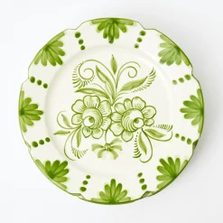 Seville Green Gardenia Dinner Plate|Mrs. Alice Sale