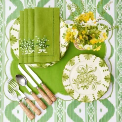 Seville Green Gardenia Starter Plate|Mrs. Alice Sale