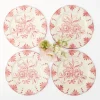 Seville Pink Gardenia Dinner Plate (Set Of 4)|Mrs. Alice Online