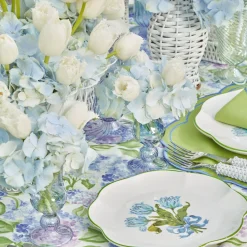 Small Blue Fluted Vase (Set Of 3)|Mrs. Alice Best