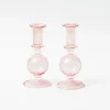 Small Camille Peony Candle Holder (Pair)|Mrs. Alice Online