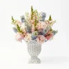 Small White Rattan Urn Vase|Mrs. Alice