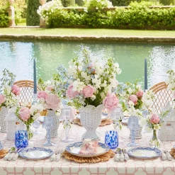 Small White Rattan Urn Vase|Mrs. Alice