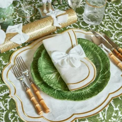 Snow White Velvet Napkin Bows (Set Of 4)|Mrs. Alice New