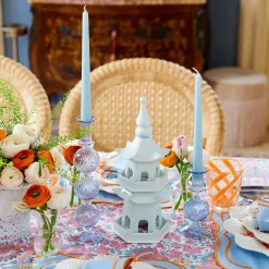 Soft Blue Candles (Set Of 8)|Mrs. Alice Online