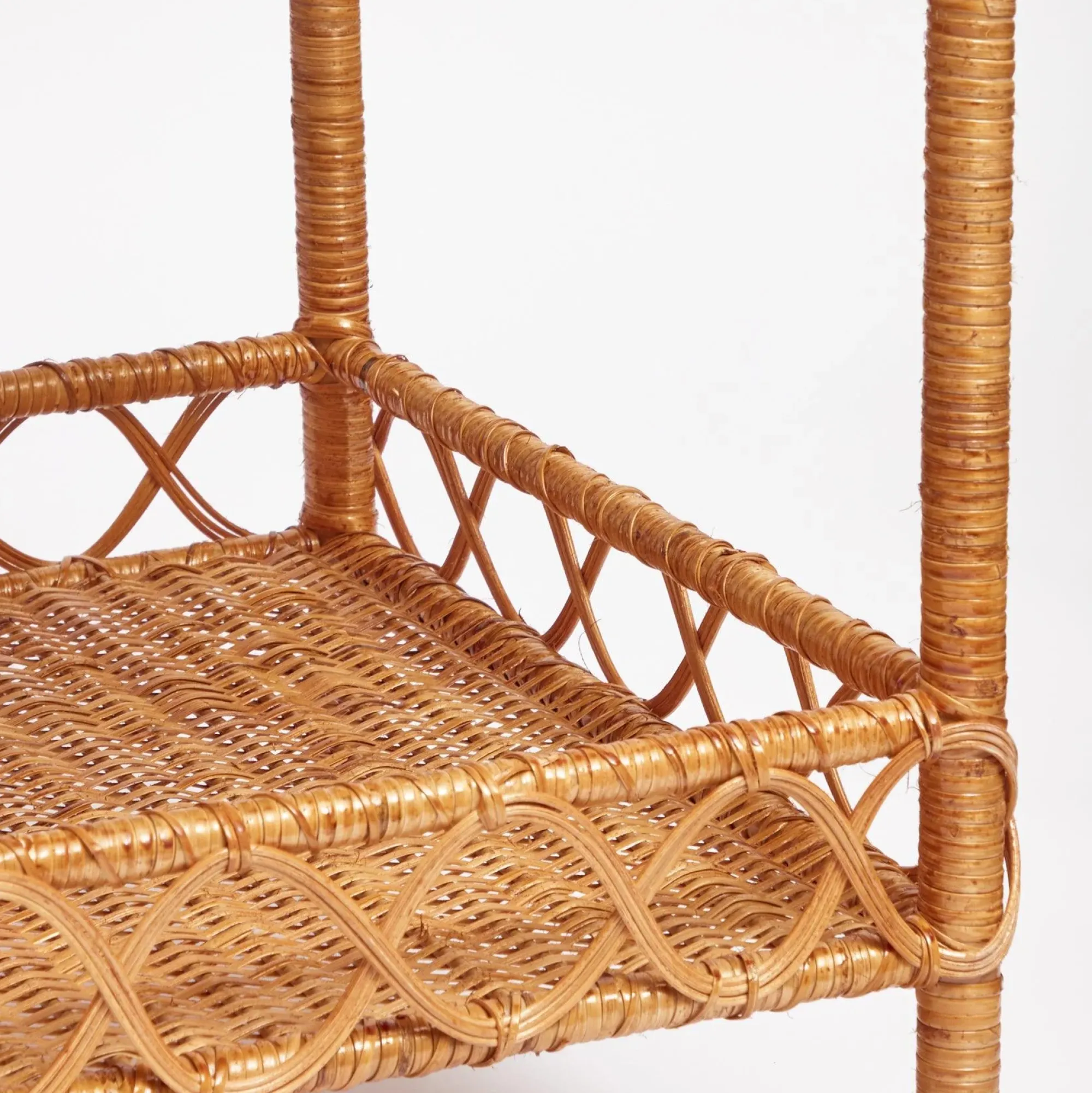 Sophia Rattan Side Table|Mrs. Alice Discount