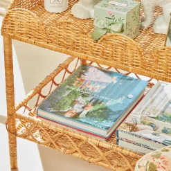Sophia Rattan Side Table|Mrs. Alice Discount