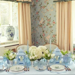 Square Floral Print Ginger Jar|Mrs. Alice New