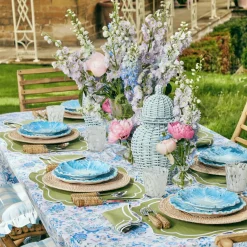 Sylvie Green Embroidered Napkins (Set Of 4)|Mrs. Alice Discount