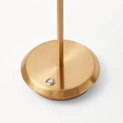 Tall Rechargeable Lamp With Pink Lotus Lampshade|Mrs. Alice Discount