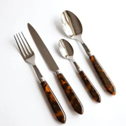 Tortoiseshell Cutlery Set (4 Piece)|Mrs. Alice New