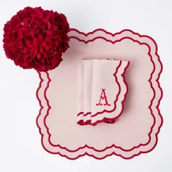 Valerie Pink Napkins (Set Of 4)|Mrs. Alice Sale