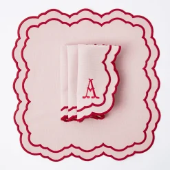 Valerie Pink Napkins (Set Of 4)|Mrs. Alice Sale