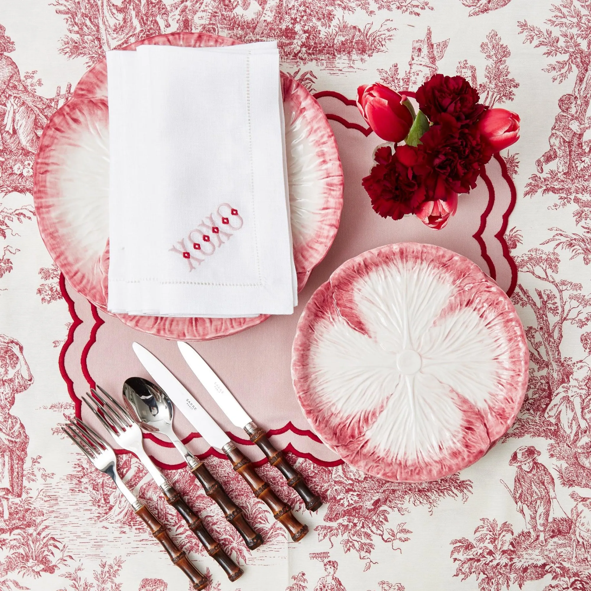 Valerie Pink Placemats (Set Of 4)|Mrs. Alice Sale