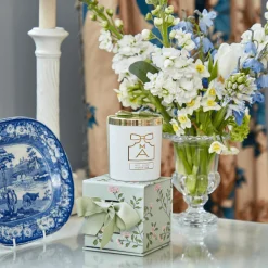 Velvet Oak Scented Candle & Pot Set|Mrs. Alice New