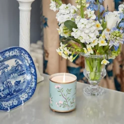 Velvet Oak Tole Candle Pot|Mrs. Alice Sale