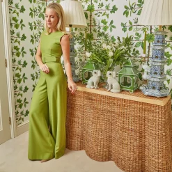 Vivienne Rattan Scalloped Console Table|Mrs. Alice Outlet