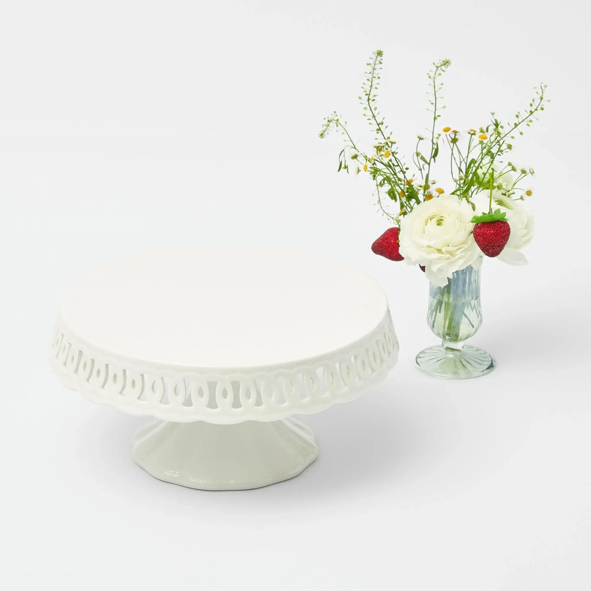 White Lace Cake Stand|Mrs. Alice Sale
