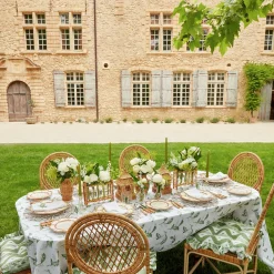 White Lily Of The Valley Tablecloth|Mrs. Alice Clearance
