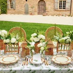 White Lily Of The Valley Tablecloth|Mrs. Alice Clearance