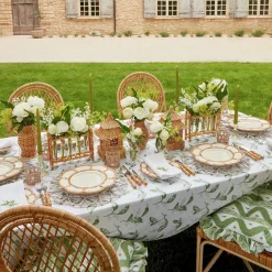 White Lily Of The Valley Tablecloth|Mrs. Alice Clearance