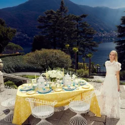 White Rattan Decoration Set|Mrs. Alice Hot