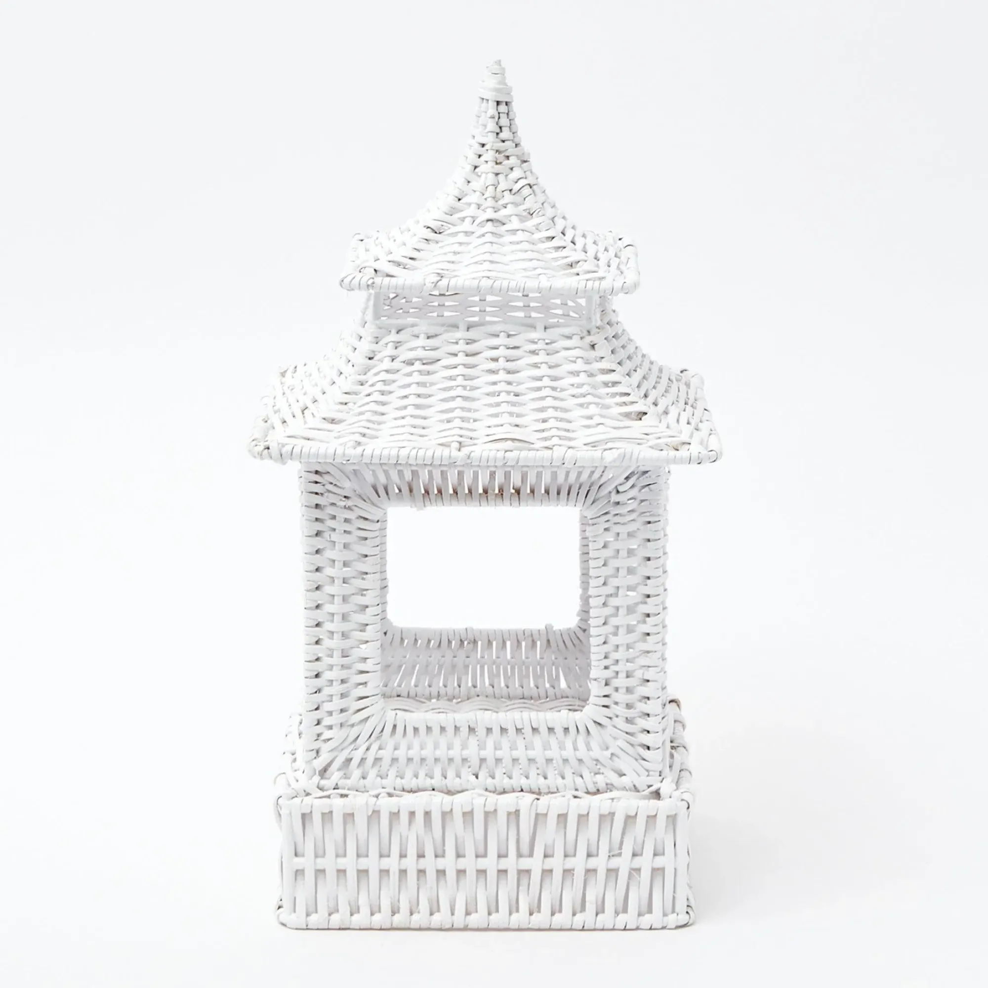 White Rattan Pagoda Lantern|Mrs. Alice
