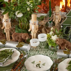 White Ribbon Water & Wine Glassware Set|Mrs. Alice Discount