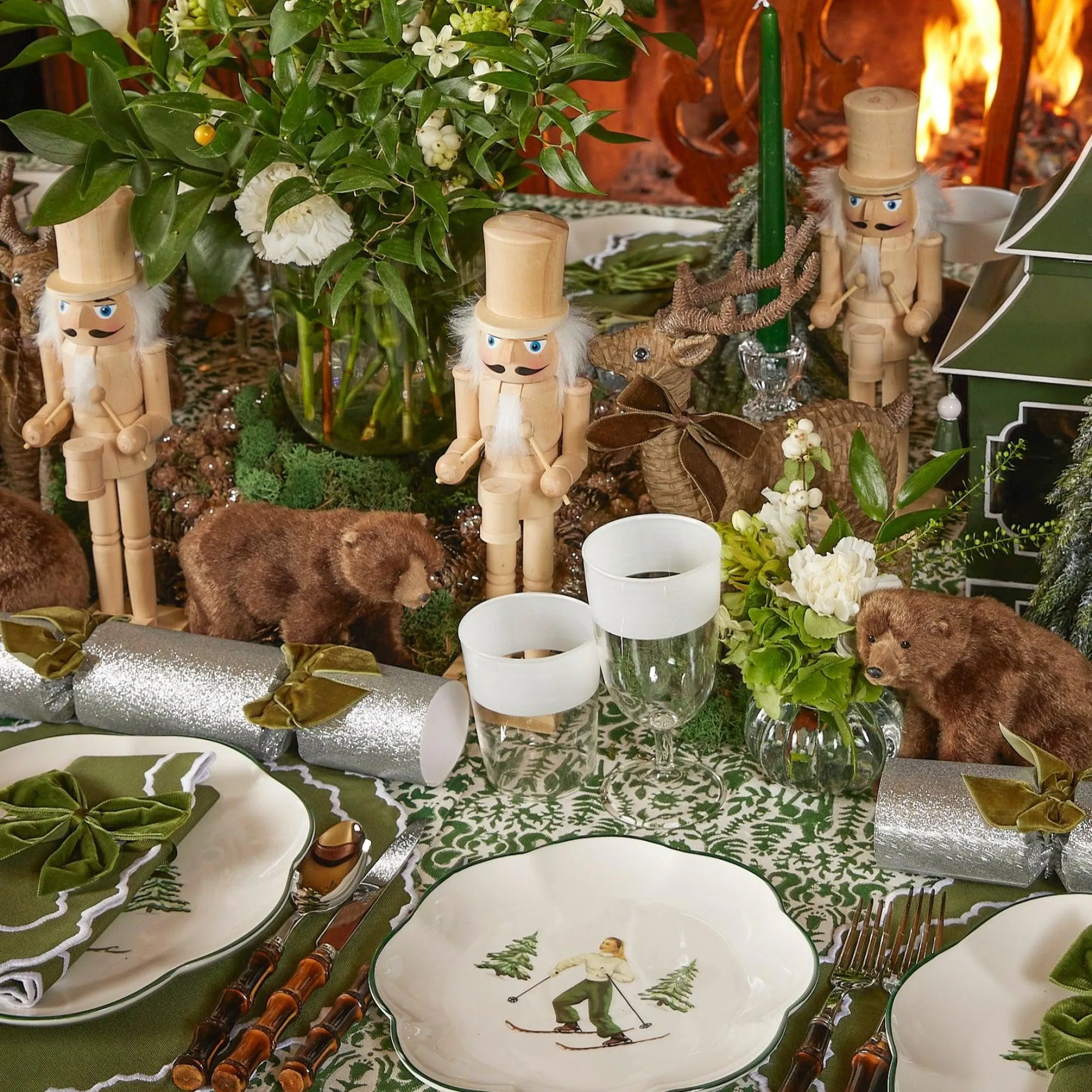 White Ribbon Water & Wine Glassware Set|Mrs. Alice Discount