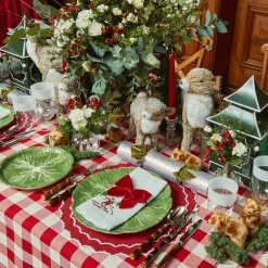 White Ribbon Water & Wine Glassware Set|Mrs. Alice New