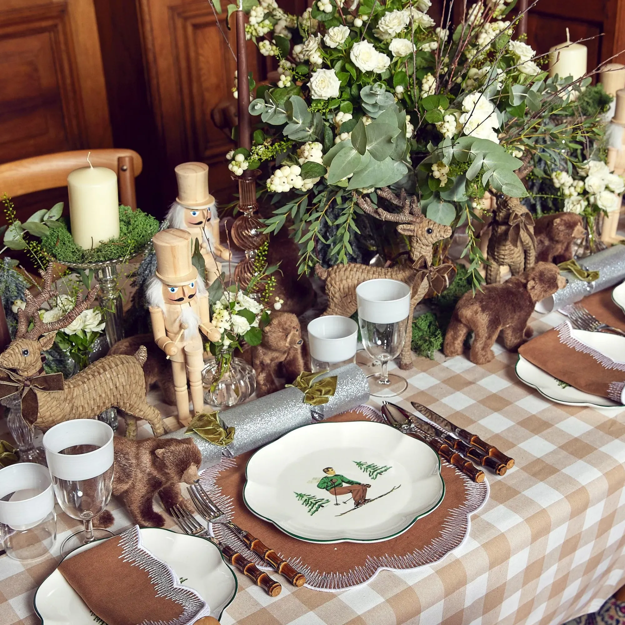 White Ribbon Water & Wine Glassware Set|Mrs. Alice New