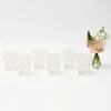 White Swirl Outdoor Glasses (Set Of 6)|Mrs. Alice Best